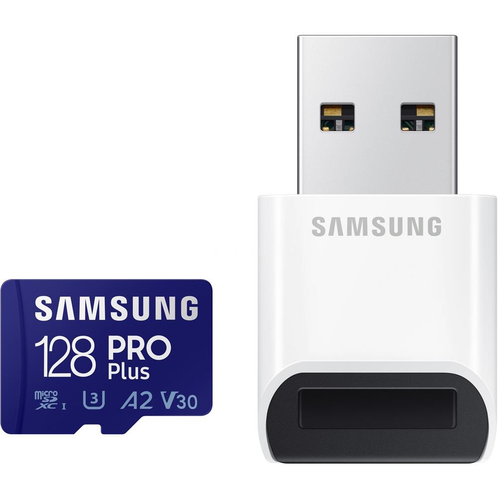 Samsung karta pamici 128GB Pro Plus microSDXC z czytnikiem / 2