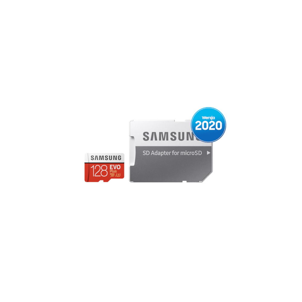 Samsung Karta pamici MB-MC128HA/EU 128GB EVO+ mSD +Adapter / 4