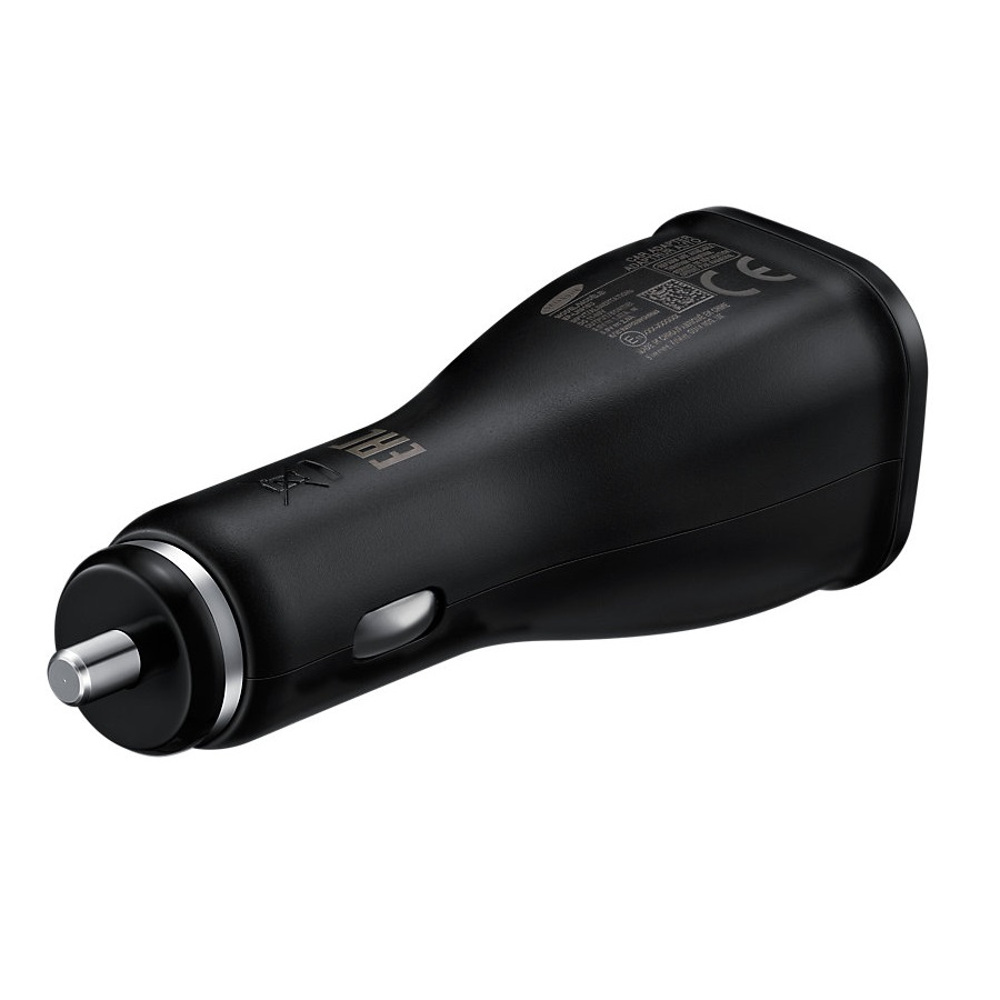 Samsung �adowarka samochodowa czarna + kabel USB typ-C / 3