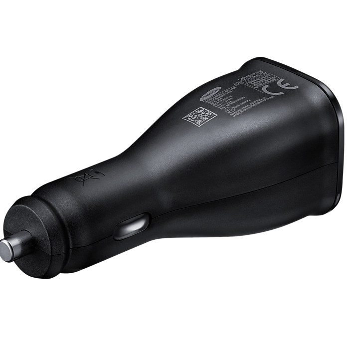 SAMSUNG �adowarka samochodowa czarna z dwoma  portami USB+kabel micro USB ( EP-LN920BBEGWW) / 2