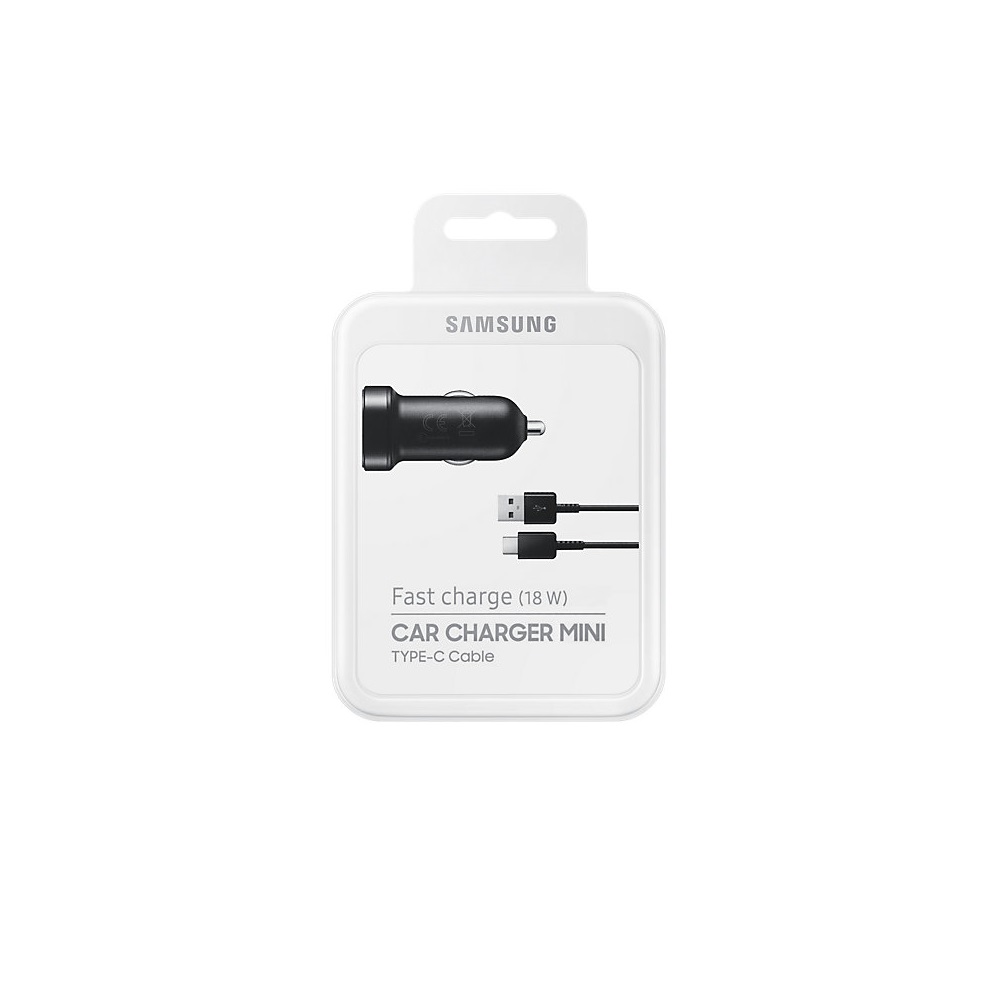 Samsung �adowarka samochodowa Fast Charge + kabel USB typ-C czarna / 6