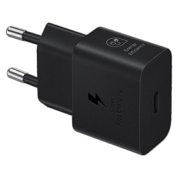 Samsung �adowarka sieciowa GaN Super Fast Charger EP-T2510XBEGEU USB C 3A 25W z kablem czarna / 4