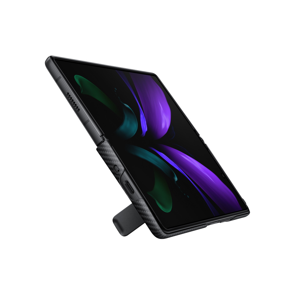 Samsung nakadka Aramid Standing Cover czarna Samsung Galaxy Z Fold2 5G / 3