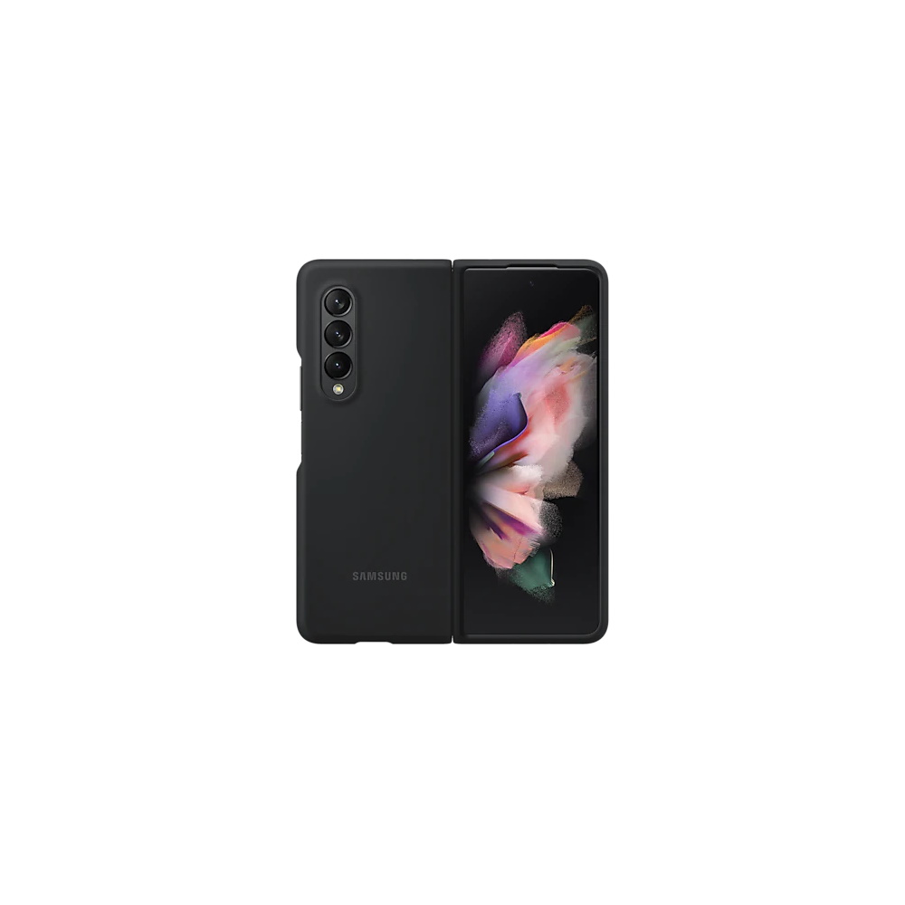 Samsung nak�adka Silicone Cover czarna Samsung Galaxy Z Fold 3