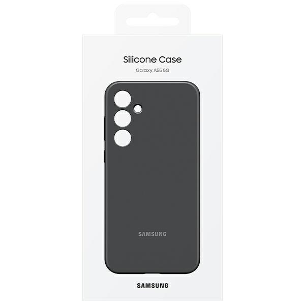 Samsung nakadka Silicone Cover czarny Samsung Galaxy A55 5G / 6