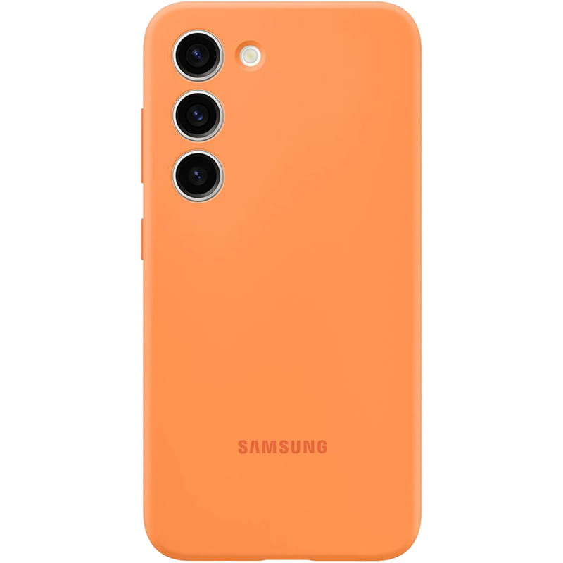 Samsung nak�adka Silicone Cover pomara�czowa Samsung Galaxy S23 Ultra