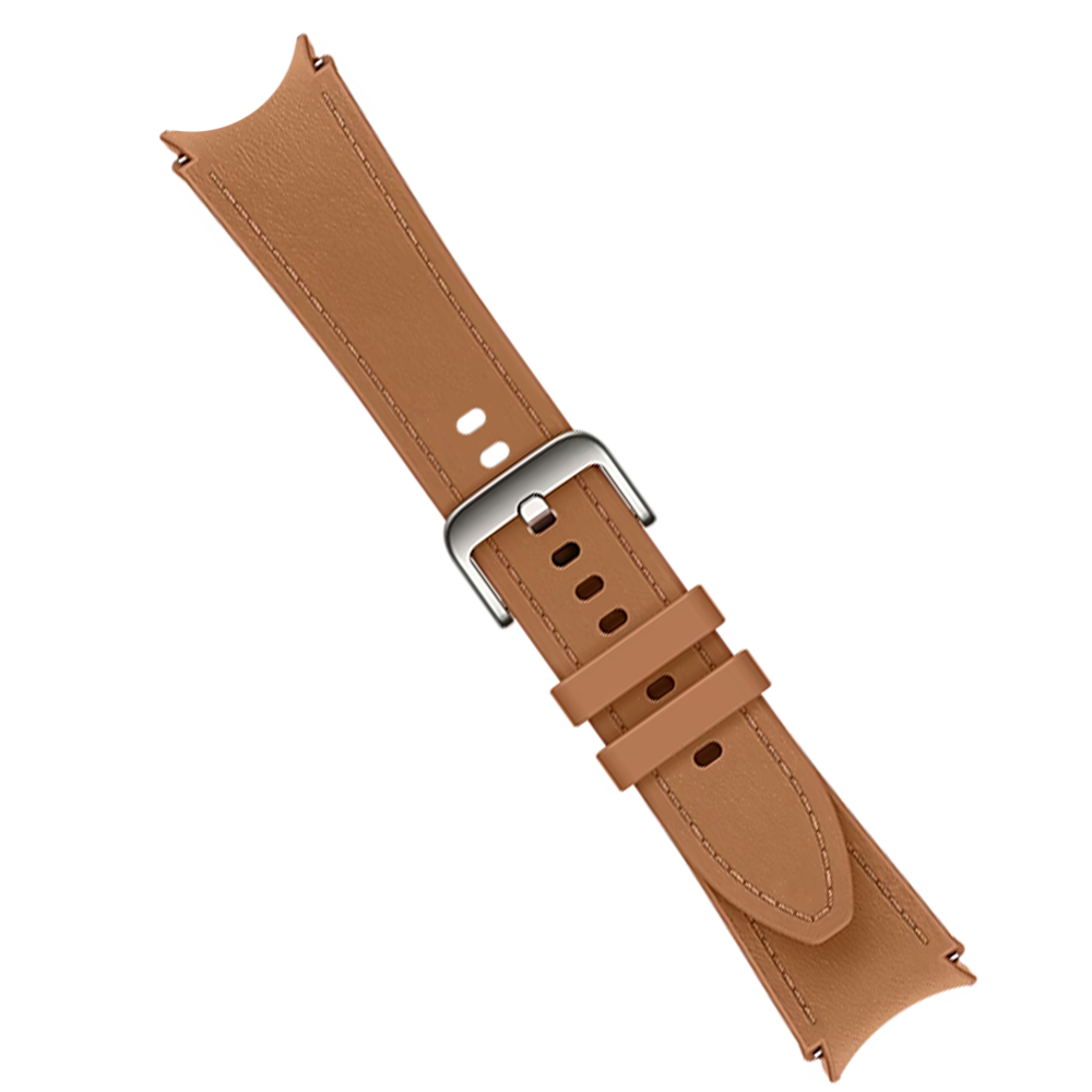 Samsung pasek Hybrid Eco-Leather Band (M/L) do Samsung Galaxy Watch 6 camel / 3