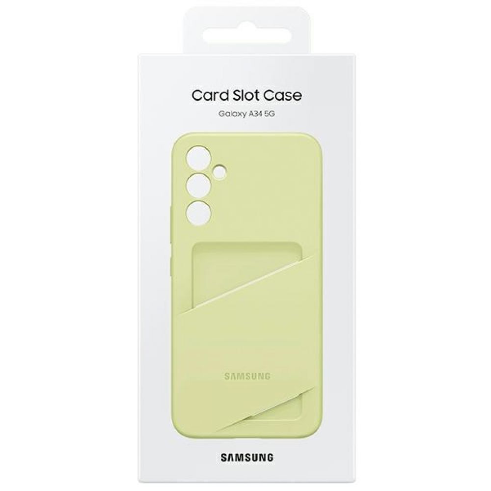 Samsung Pokrowiec Card Slot Cover limonkowe Samsung Galaxy A14 5G / 5
