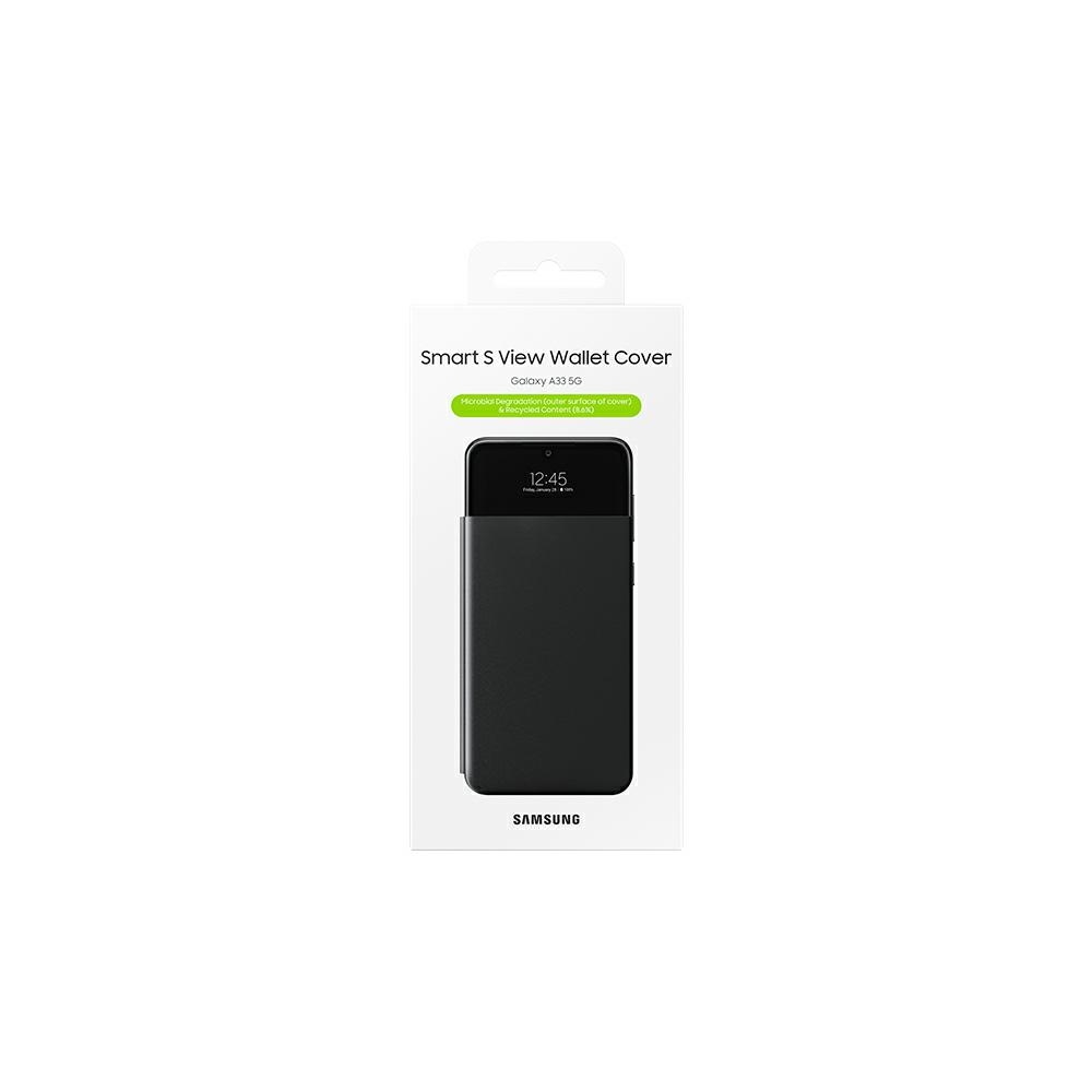 Samsung Pokrowiec czarny S View Wallet Cover Samsung A33 5G / 4