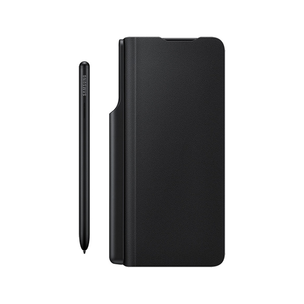Samsung Pokrowiec Flip Cover z rysikiem Pen czarne Samsung Galaxy Z Fold 3 / 3