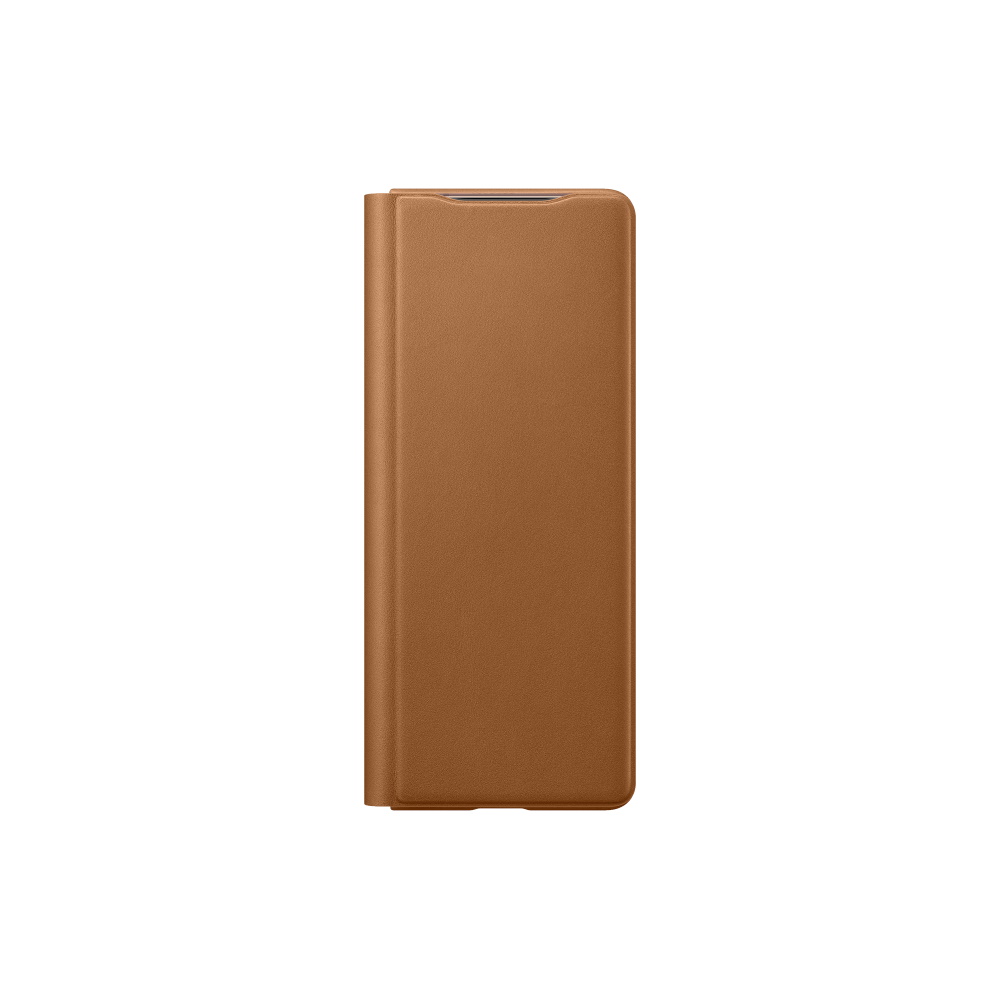 Samsung Pokrowiec Leather Flip Cover brzowe Samsung Galaxy Z Fold2 5G