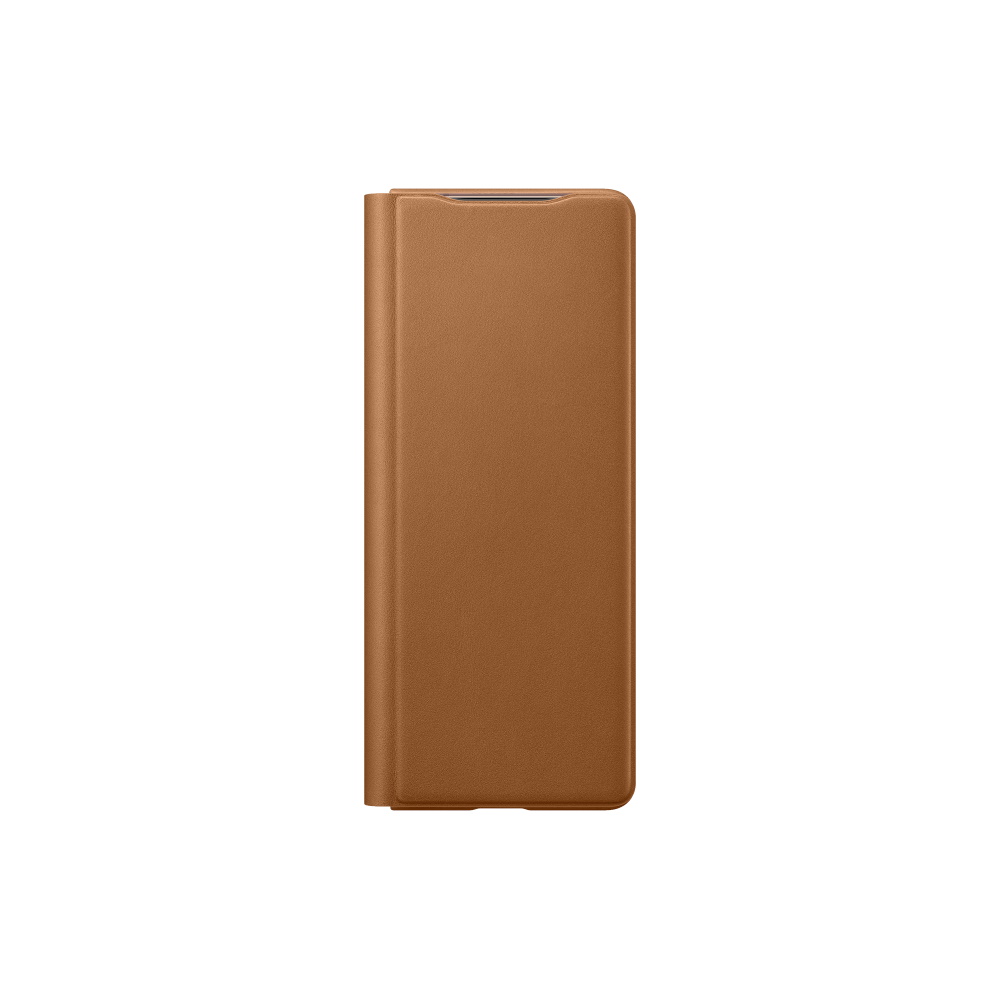 Samsung Pokrowiec Leather Flip Cover br�zowe Samsung Galaxy Z Fold2 5G