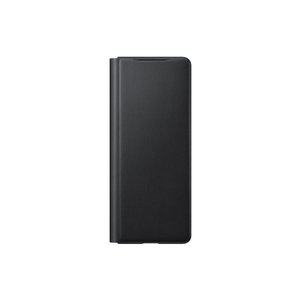 Samsung Pokrowiec Leather Flip Cover czarne Samsung Galaxy Z Fold2 5G