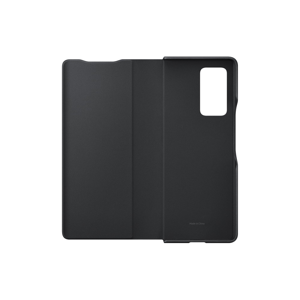 Samsung Pokrowiec Leather Flip Cover czarne Samsung Galaxy Z Fold2 5G / 3