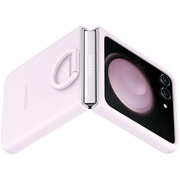 Samsung Pokrowiec Silicone Case with Ring fioletowe Samsung Glaxy Z Fold 5 / 3