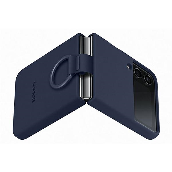 Samsung Pokrowiec Silicone Cover Ring granatowe Samsung Z Flip 4 / 3