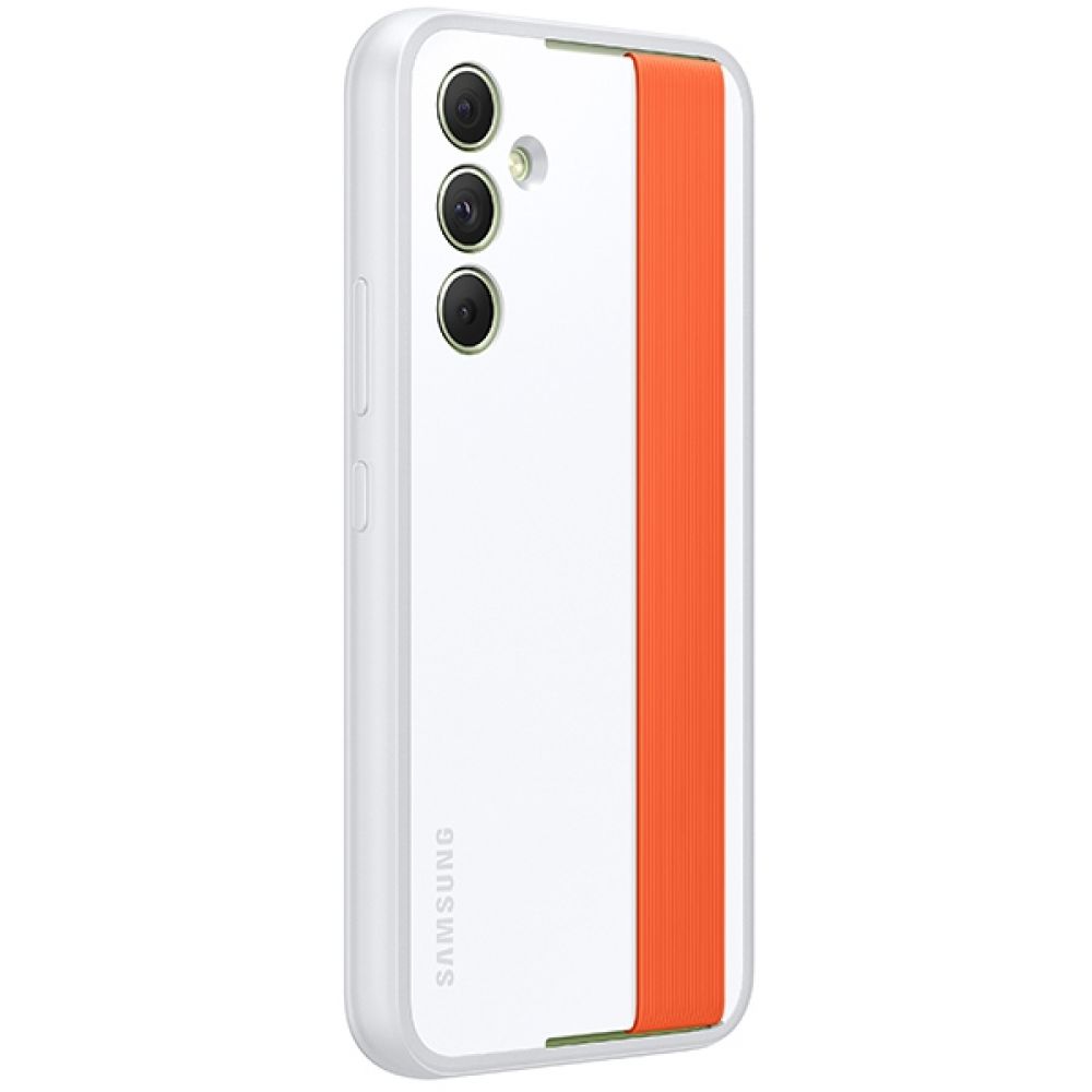 Samsung Pokrowiec Slim Strap Cover bia�e Samsung Galaxy A54 5G / 3