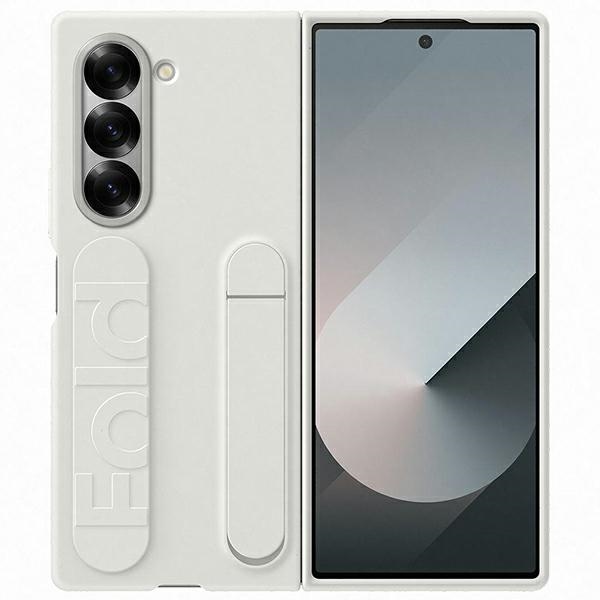 Samsung Pokrowiec Standing Case with Strap bia�e Samsung Galaxy Z Fold 6