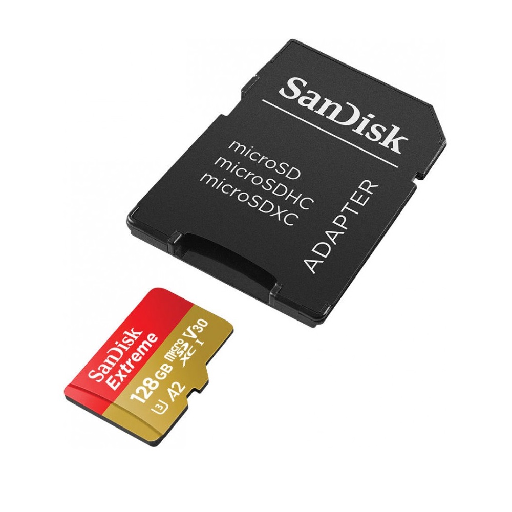 SANDISK Extreme microSDXC 128GB 160/90MB/s UHS-I U3 Mobile + adapter / 4