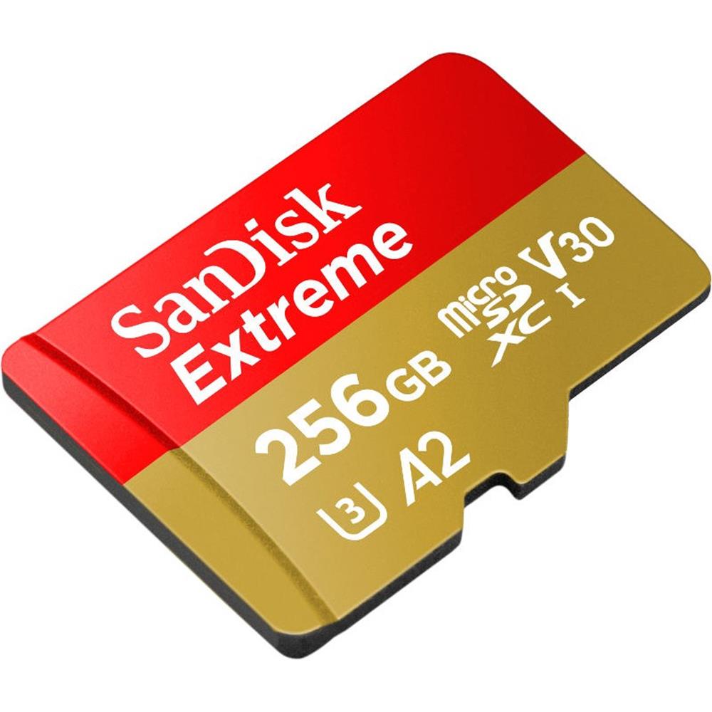 SanDisk Extreme microSDXC 256GB 160/90MB/s UHS-I U3 Mobile + adapter / 2