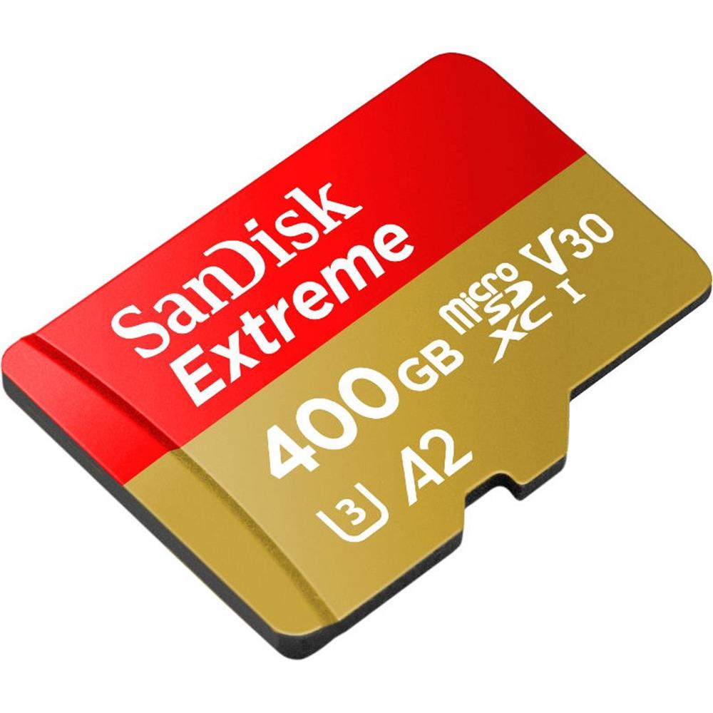 SanDisk Extreme microSDXC 400GB 160/90MB/s UHS-I U3 Mobile + adapter / 2