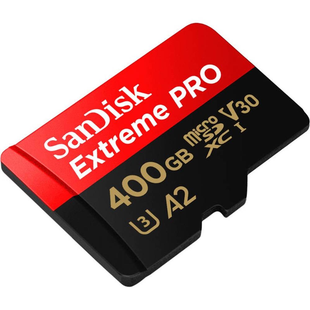 SanDisk Extreme PRO microSDXC 400GB 170/90MB/s UHS-I U3 + adapter / 2