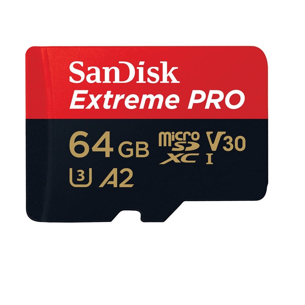 SanDisk karta pamici EXTREME PRO microSDXC (64GB | class 10 | 170/90 MB/s | UHS-I) + adapter