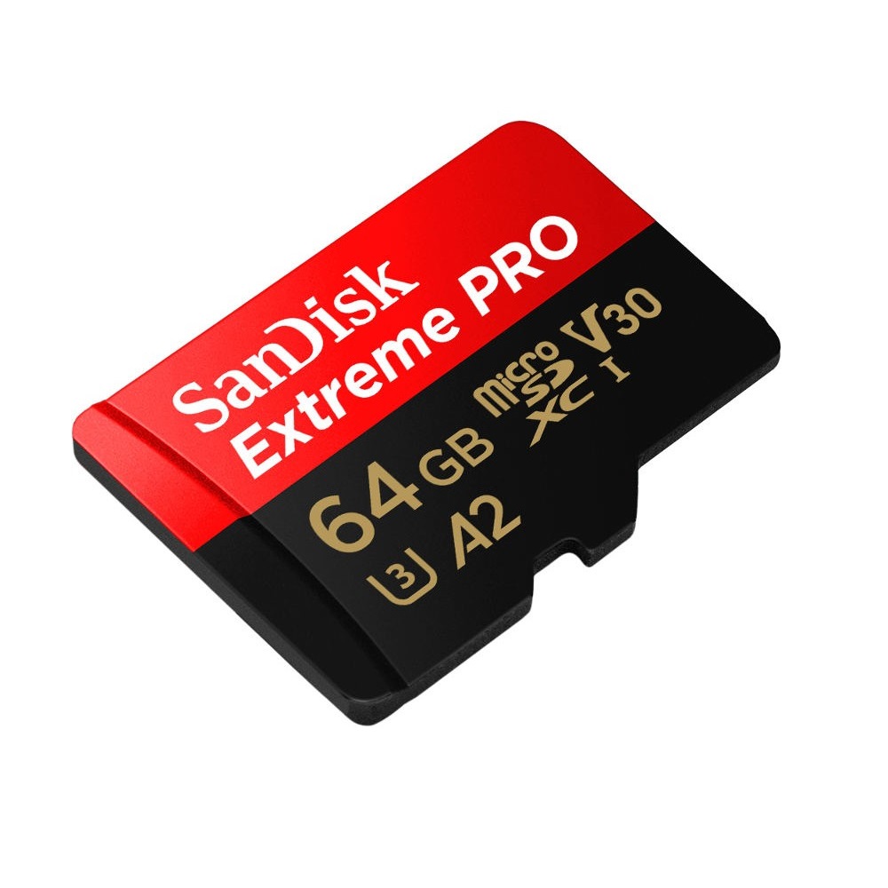 SanDisk karta pamici EXTREME PRO microSDXC (64GB | class 10 | 170/90 MB/s | UHS-I) + adapter / 2