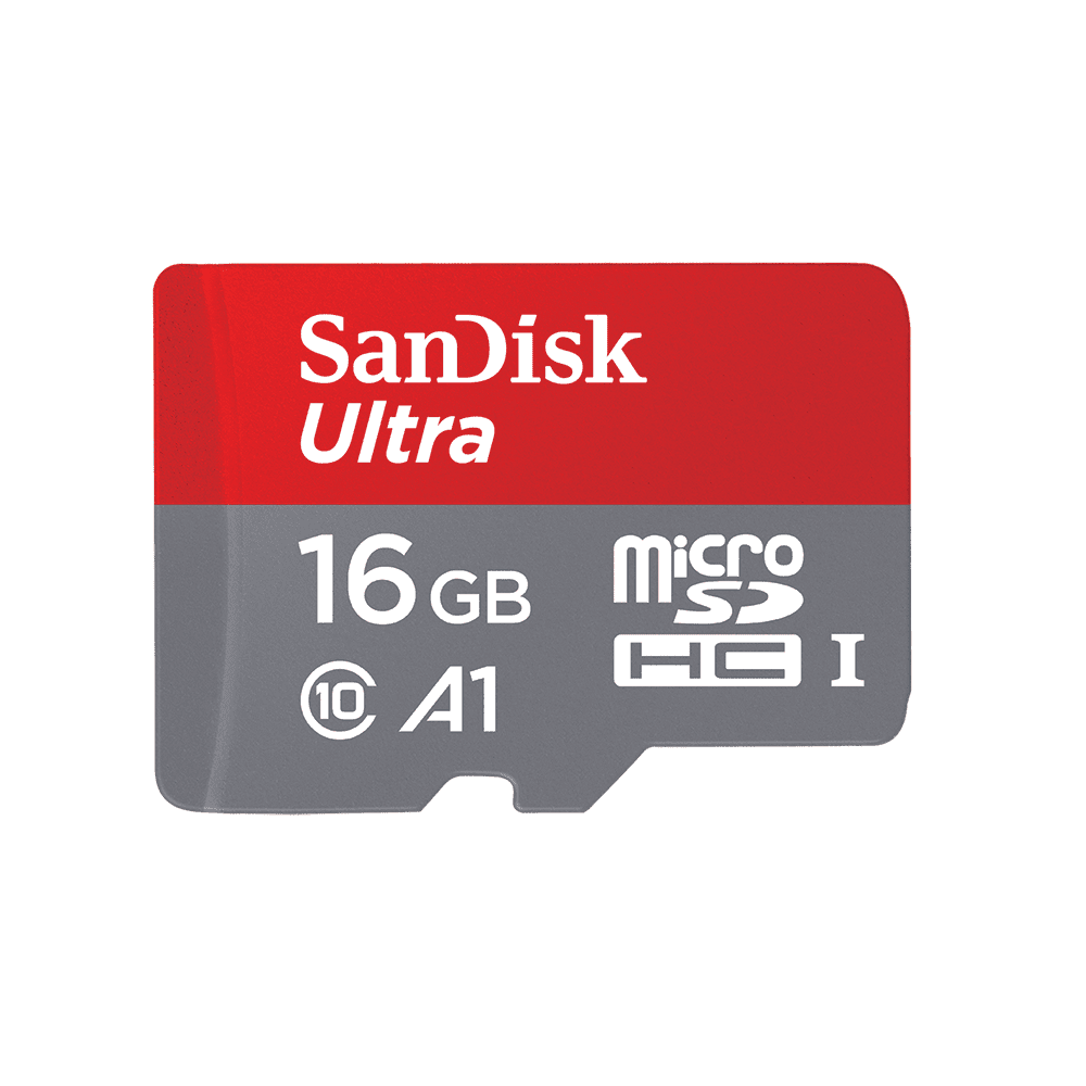 SanDisk karta pamici microSDHC 16GB (kl.10 | 98 MB/s | UHS-I | A1) + adapter