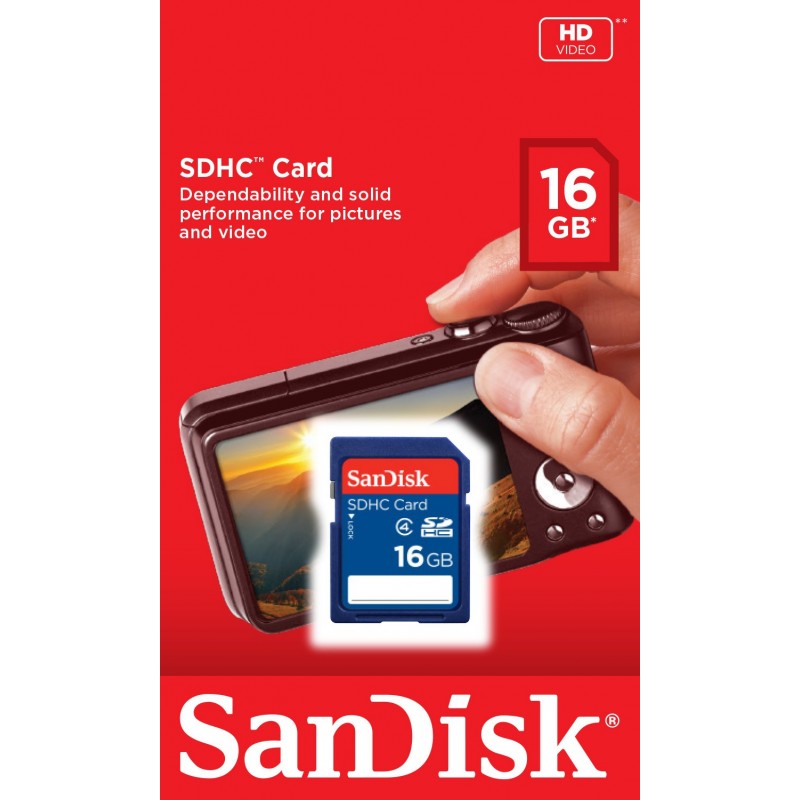 SanDisk karta pamici SDHC 16 GB (kl. 4) / 2