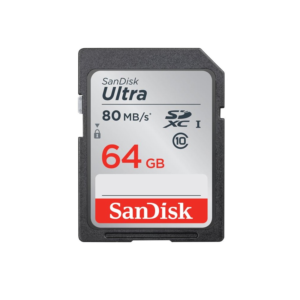 SanDisk karta pami�ci Ultra SDXC 64 GB (kl. 10 | 80 MB/s | UHS-I)