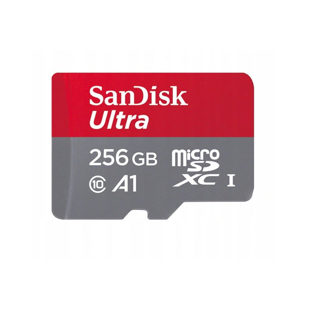 Sandisk karta ULTRA ANDROID microSDXC 256 GB 120MB/s A1 Cl.10 UHS-I + ADAPTER