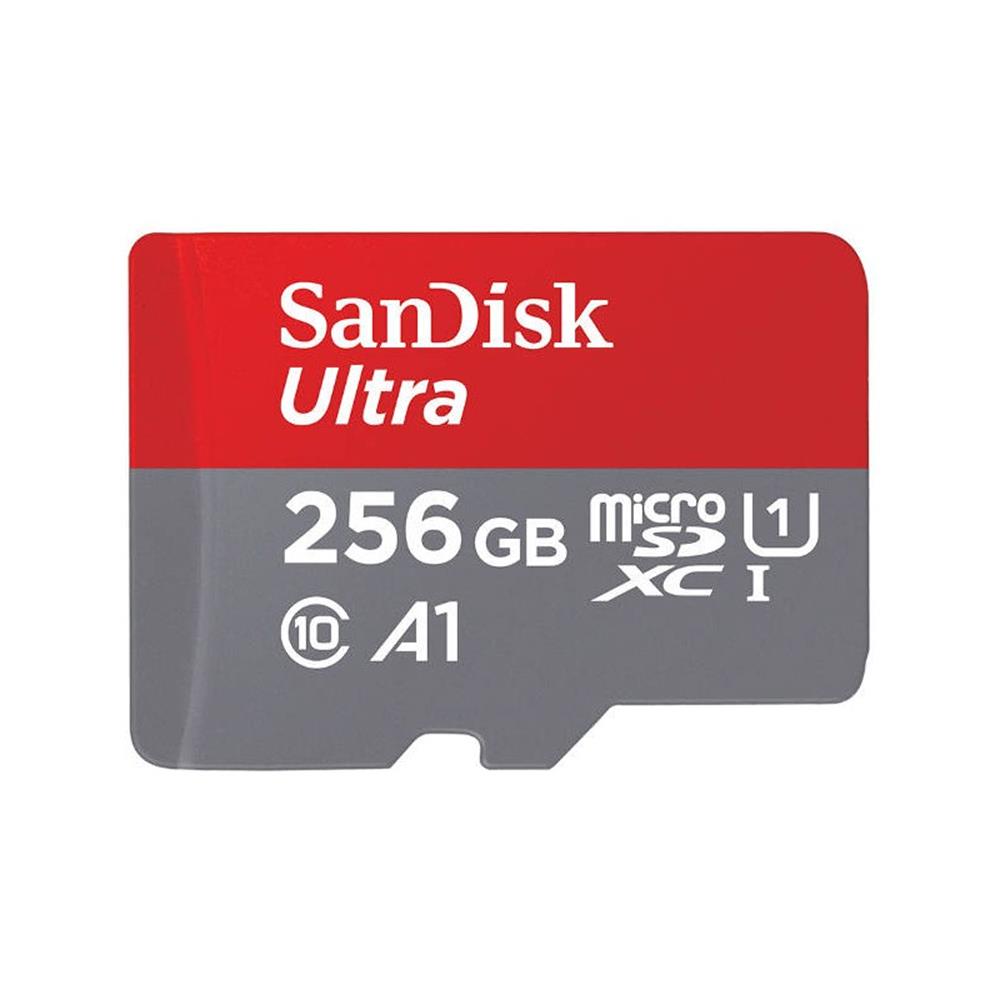 SanDisk microSDHC dla Androida 256GB (kl. 10 | 100MB/s | UHS-I) + adapter