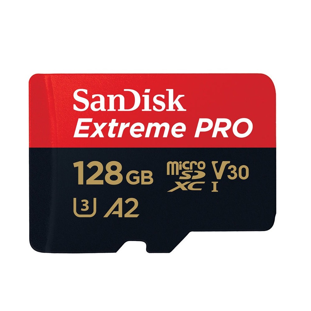 SanDiskExtreme PRO microSDXC 128GB 170/90MB/s UHS-I U3 + adapter