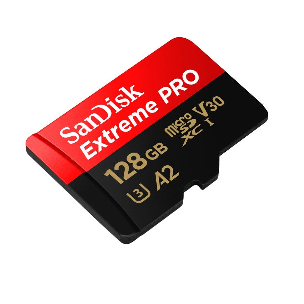 SanDiskExtreme PRO microSDXC 128GB 170/90MB/s UHS-I U3 + adapter / 2