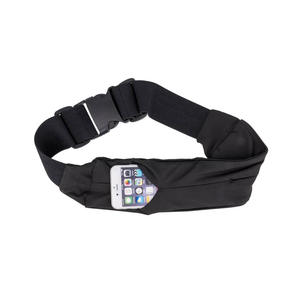 Saszetka elastyczny pas z kieszeniami czarny / 3