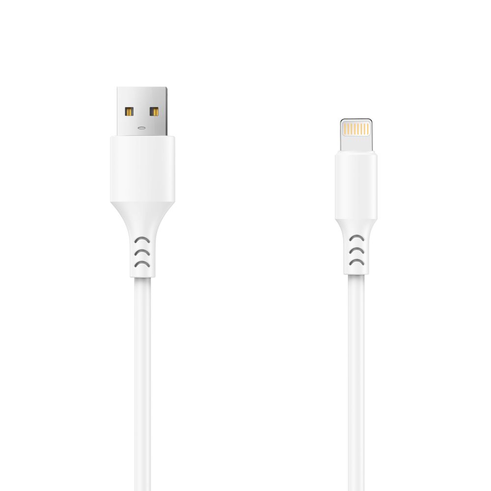 Setty kabel USB - Lightning 1,0 m 2A bia�y NEW