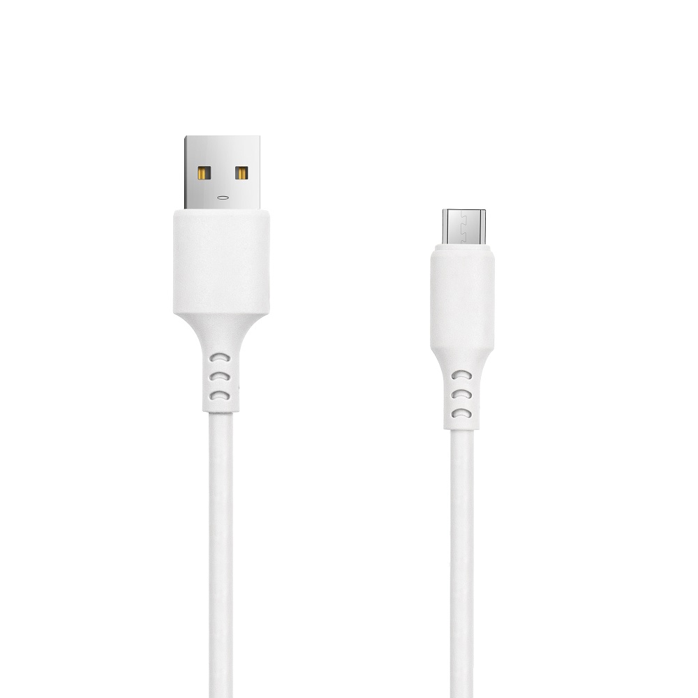 Setty kabel USB - microUSB 1,0 m 2A bia�y NEW
