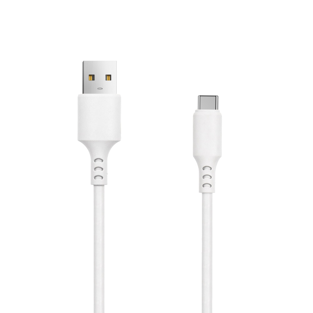 Setty kabel USB - USB-C 1,0 m 2A bia�y NEW