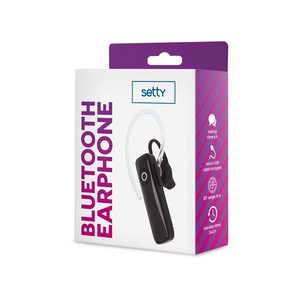 Setty s�uchawka Bluetooth SBT-01 czarne / 2