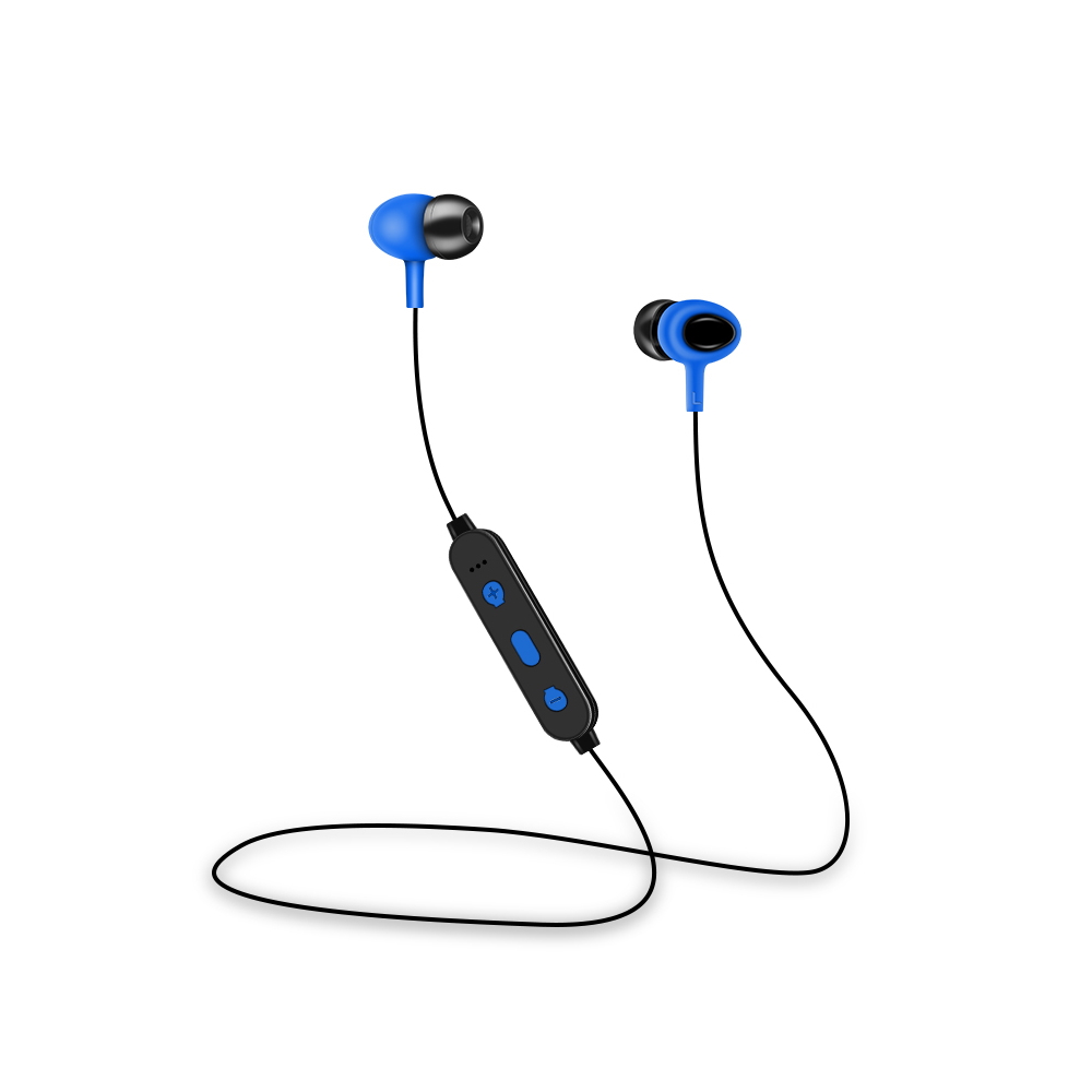 Setty s�uchawki Bluetooth Sport dokana�owe niebieskie