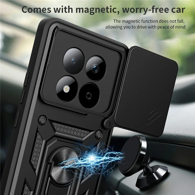 Silikonowe etui z os�on� aparatu Xiaomi Redmi Note 15 4G / 2