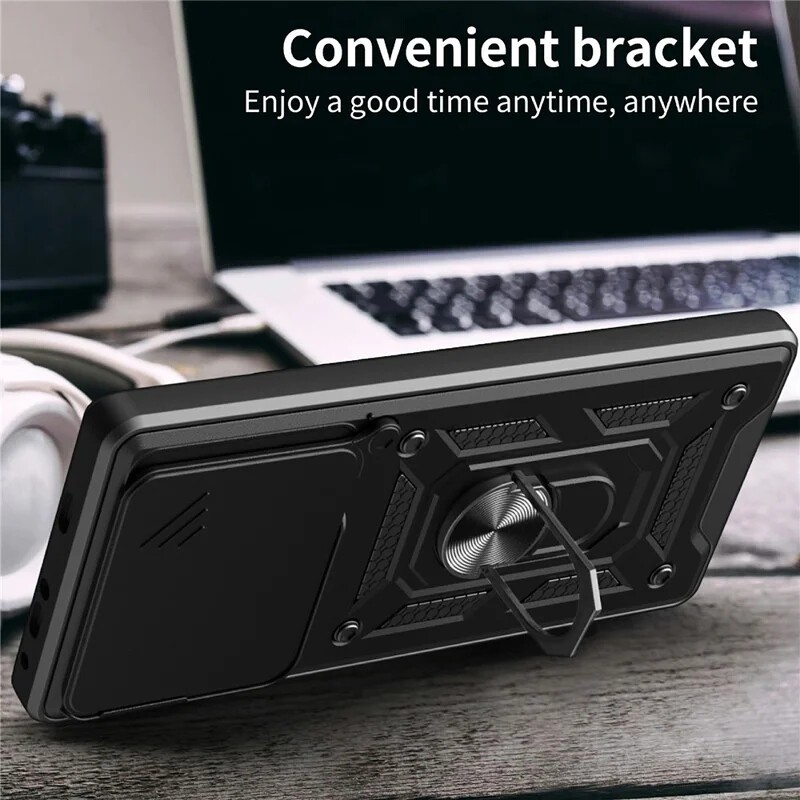 Silikonowe etui z os�on� aparatu Xiaomi Redmi Note 15 4G / 3