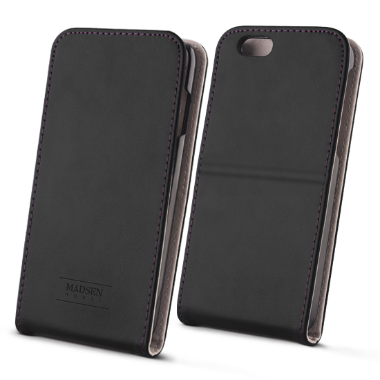 Sk�rzane etui Flip Case Madsen House czarne Apple iPhone 6s / 3