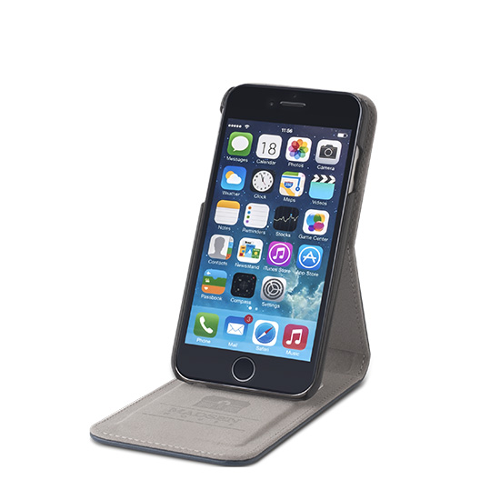 Sk�rzane etui Flip Case Madsen House granatowe Apple iPhone 6s / 4