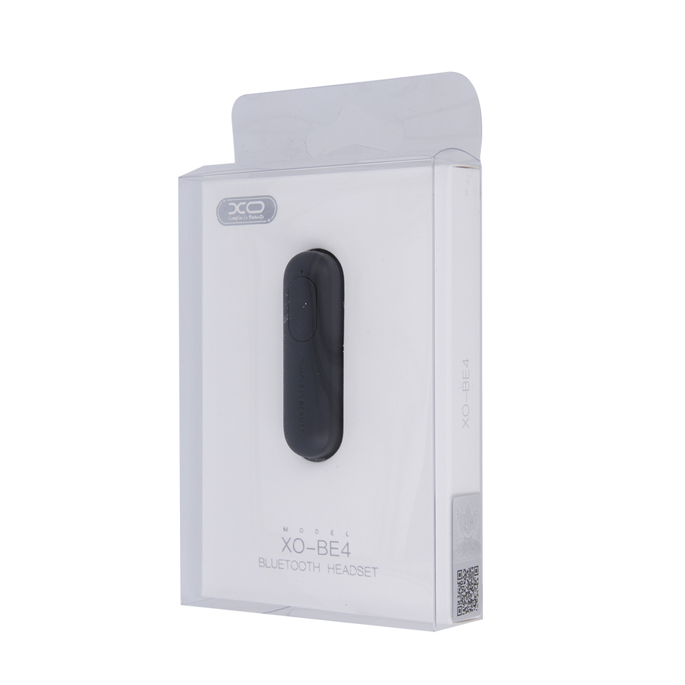 S�uchawka bezprzewodowa XO bluetooth do rozm�w z mikrofonem do ucha czarna Oppo Reno 13FS 5G / 4