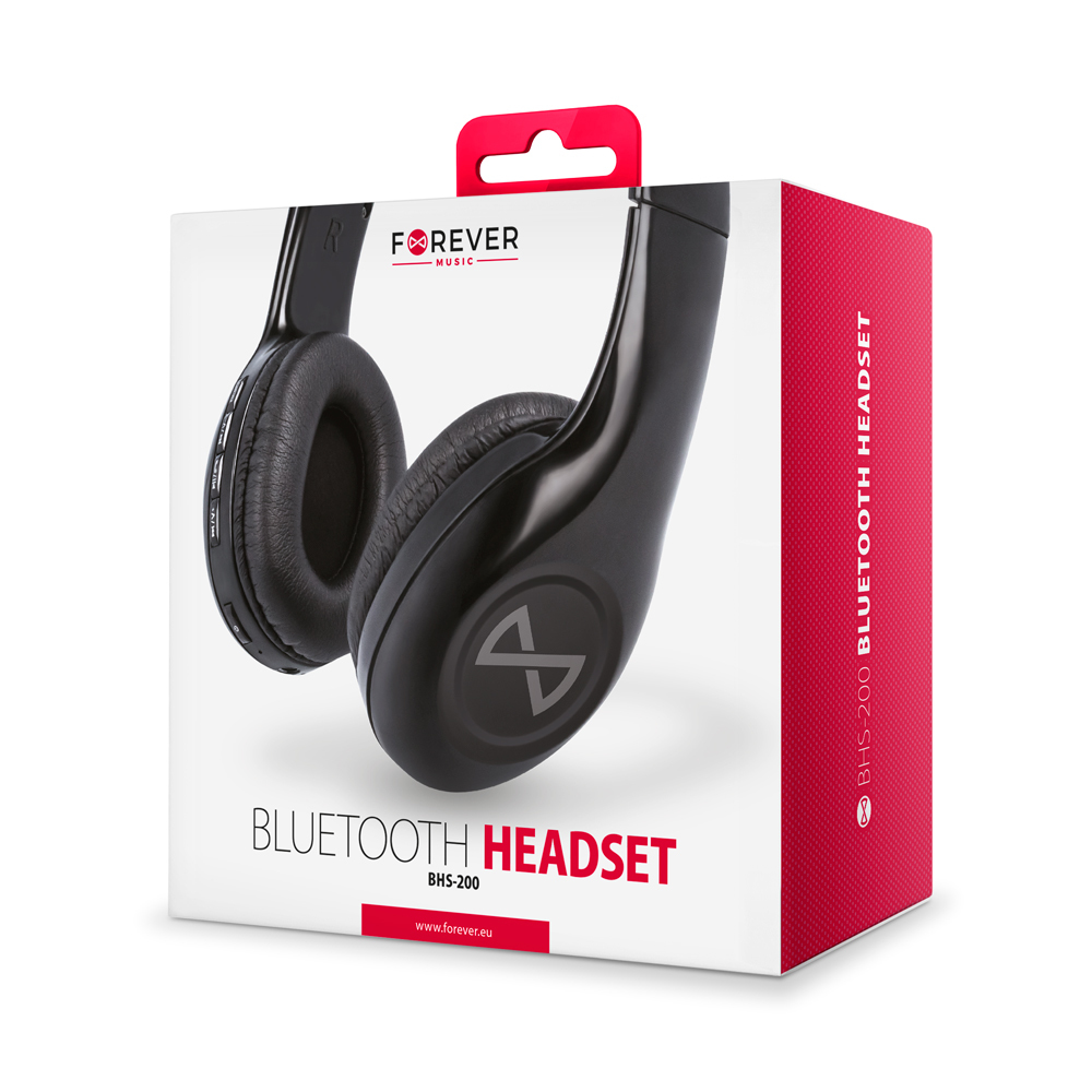 S�uchawki bluetooth BHS-200 czarne / 4