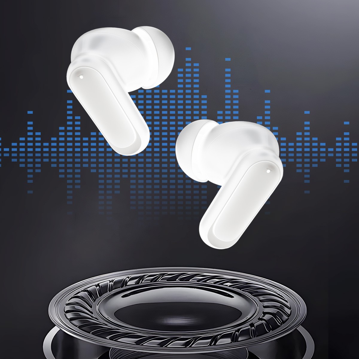 S�uchawki Bluetooth Blavec TWS BW-08 z t�umaczeniem na �ywo AI bia�e Realme GT Explorer Master / 7