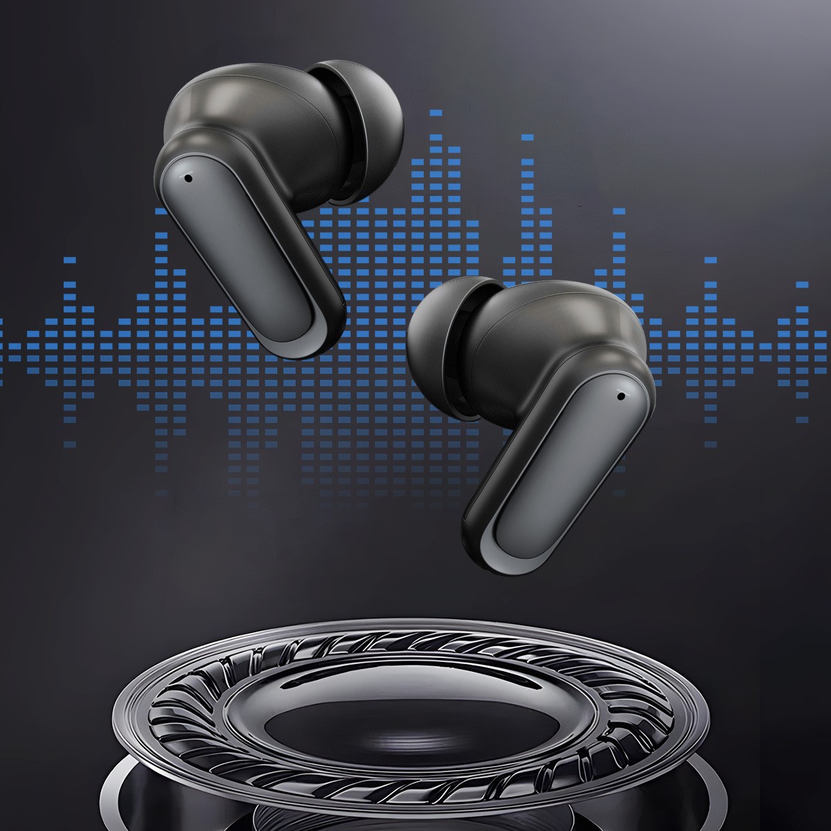 S�uchawki Bluetooth Blavec TWS BW-08 z t�umaczeniem na �ywo AI czarne Realme GT Explorer Master / 6