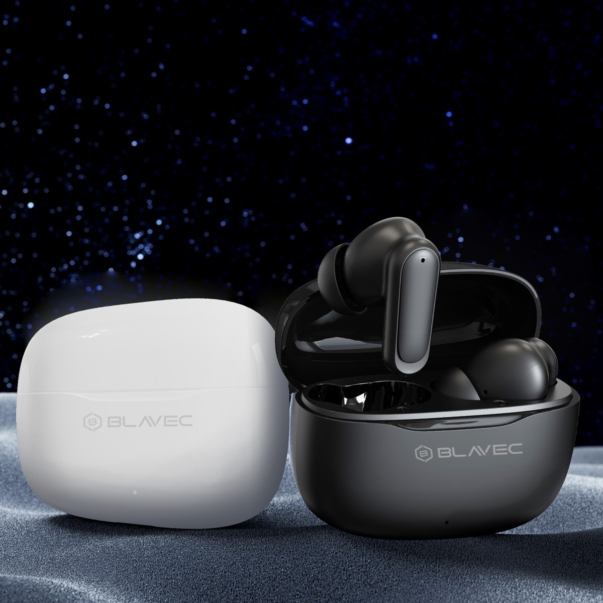 S�uchawki Bluetooth Blavec TWS BW-08 z t�umaczeniem na �ywo AI czarne Realme GT Explorer Master / 7